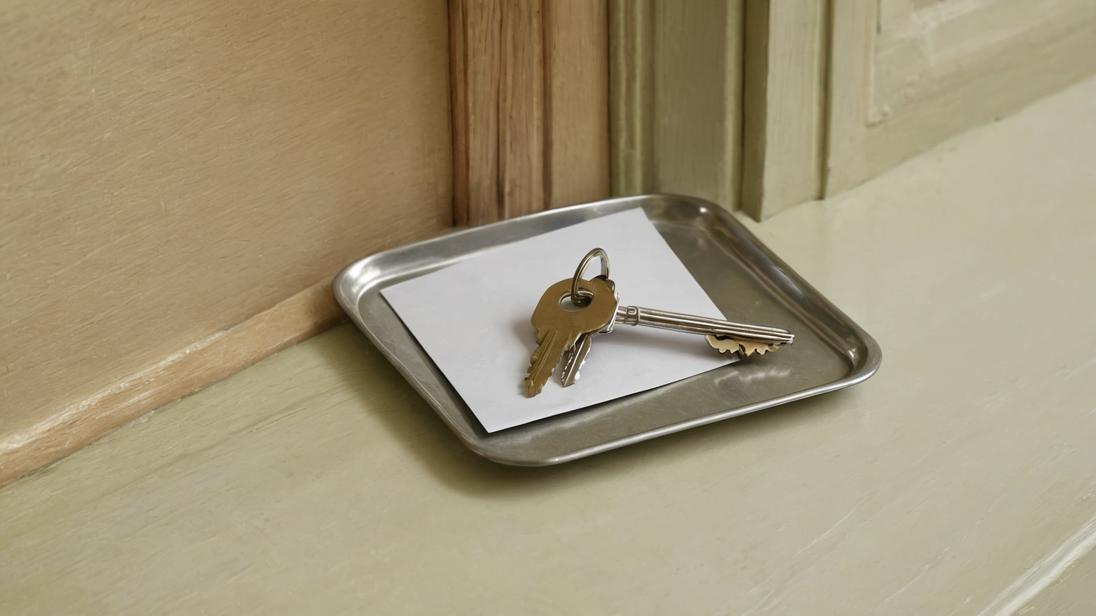 Temporary access card still life